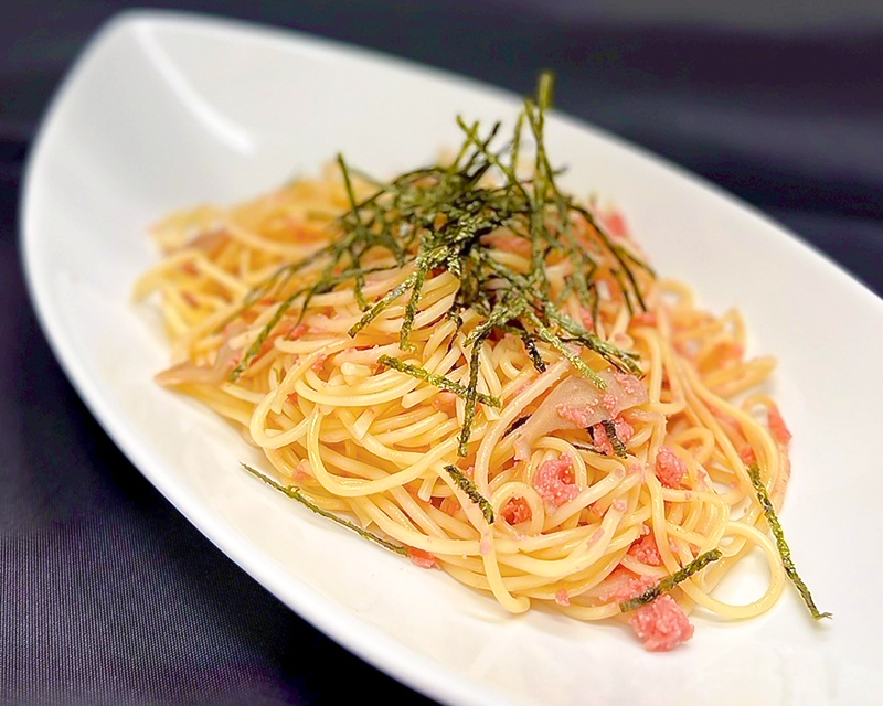 たらこと舞茸のスパゲティ